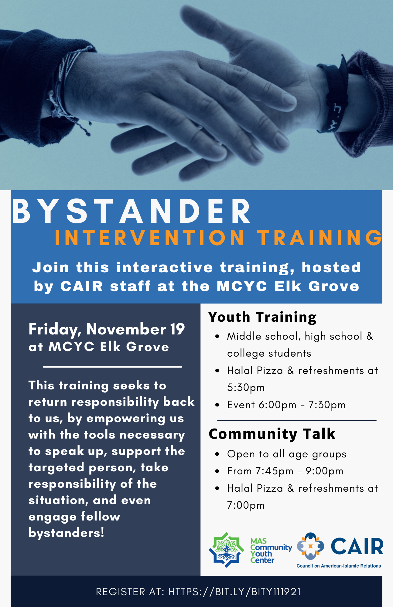 Bystander Intervention Training MAS Sacramento